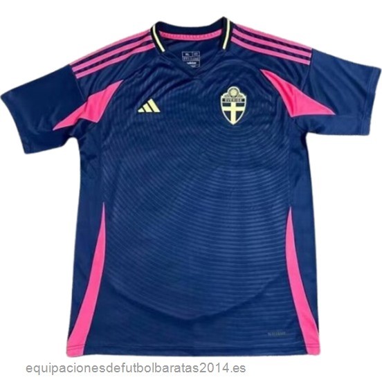 Nuevo Tailandia 2ª Camiseta Suecia 2024 Azul Marino Baratas